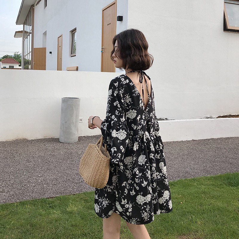 Midi Skirt Floral - 발리 비치 휴가 비치 스커트 슈퍼